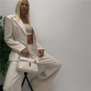 completo giacca slim e pantalone palazzo slim